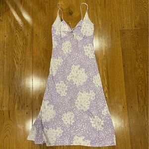 RESA Purple Floral Maxi Dress (Size S)
